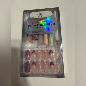 Nail Reformation Gel Manicure Kit - Purple Glitter/Floral